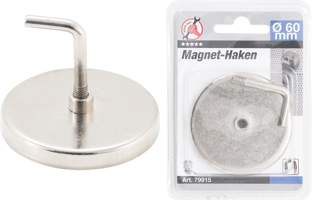 Magnet-Haken | rund | Ø 60 mm - BGS 79915