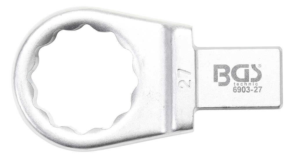 Einsteck-Ringschlüssel | 27 mm | Aufnahme 14 x 18 - BGS 6903-27