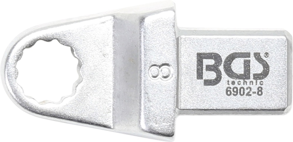 Einsteck-Ringschlüssel | 8 mm | Aufnahme 9 x 12 mm - BGS 6902-8