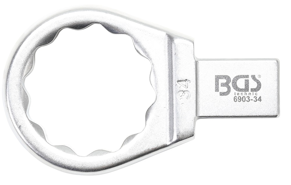 Einsteck-Ringschlüssel | 34 mm | Aufnahme 14 x 18 - BGS 6903-34