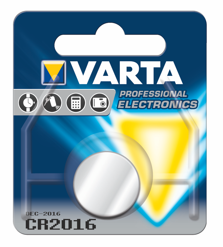 VARTA Professionel Electonics Knopfzelle CR2016 Lithium 3V
