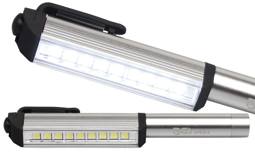 Aluminium-LED-Stift mit 9 LEDs - BGS 8493