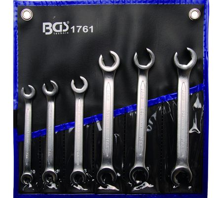 Offener Ringschlüsselsatz, 8x10-17x19 mm, 6-tlg. BGS 1761