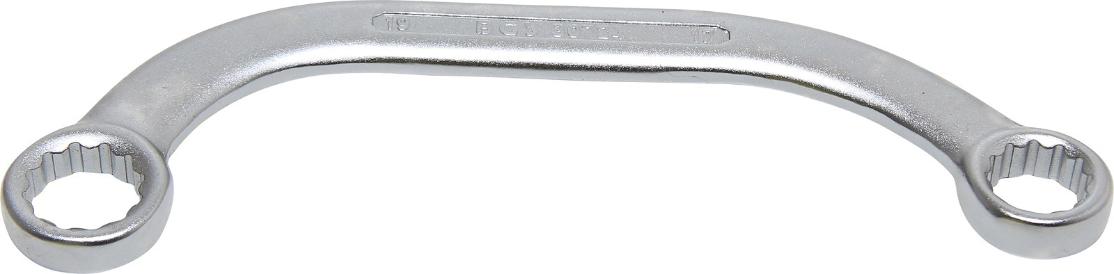 C-Form Doppel-Ringschlüssel Zwölfkant | SW 17 x 19 mm - BGS 30724