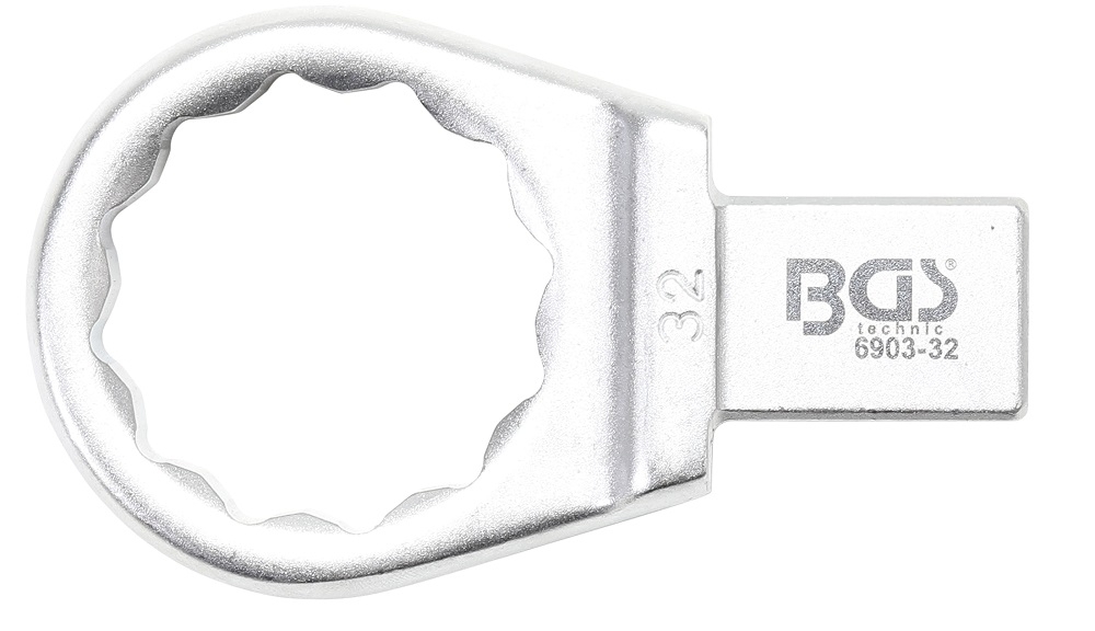 Einsteck-Ringschlüssel | 32 mm | Aufnahme 14 x 18 - BGS 6903-32