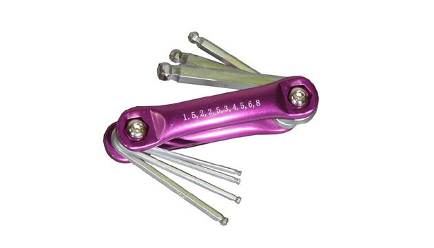 Multi-Tool Kugelkopf-Innensechskant-Schlüsselsatz 8tlg. im Griff
