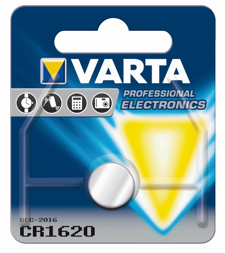 VARTA Professionel Electonics Knopfzelle CR1620 Lithium 3V