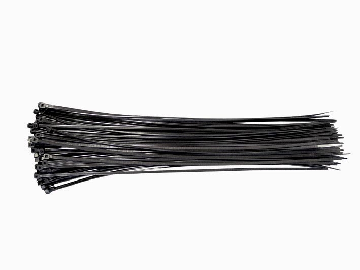 Kabelbinder schwarz 200 x 3.6 mm - 100 Stück