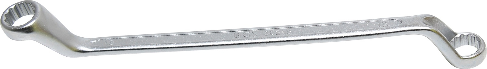 Doppel-Ringschlüssel, gekröpft | SW 12 x 13 mm - BGS 30212
