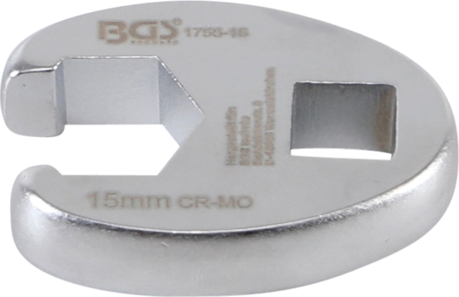 Hahnenfußschlüssel | Antrieb Innenvierkant 10 mm (3/8") | SW 15 mm - BGS 1756-15