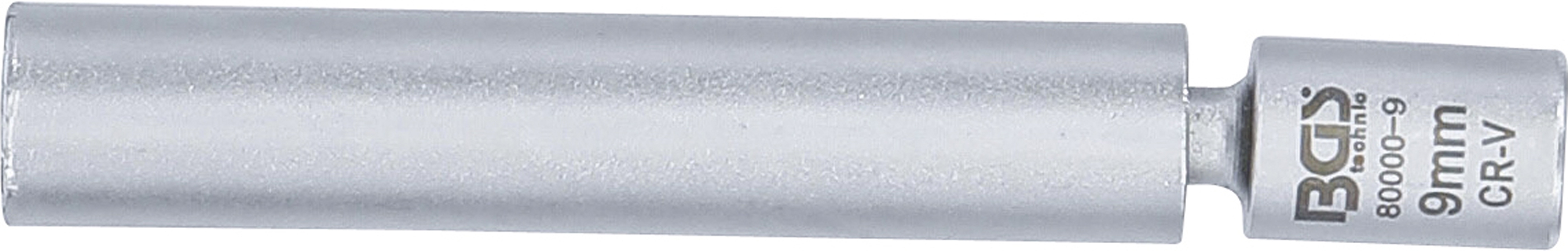 Glüh- und Zündkerzen-Gelenk-Einsatz | Antrieb Innenvierkant 6,3 mm (1/4") | SW 9 mm