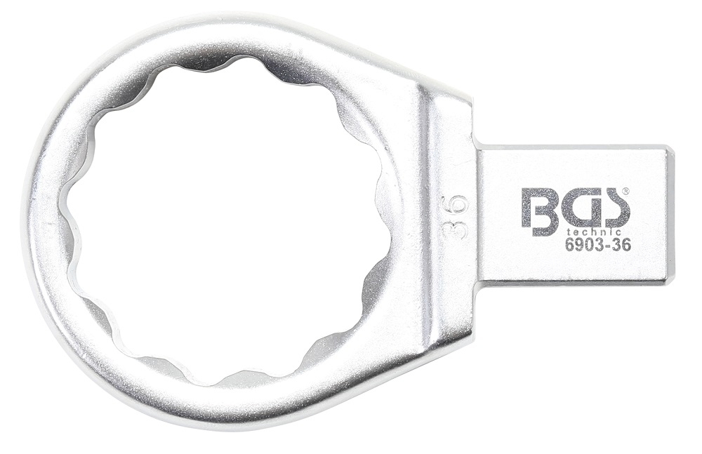 Einsteck-Ringschlüssel | 36 mm | Aufnahme 14 x 18 - BGS 6903-36