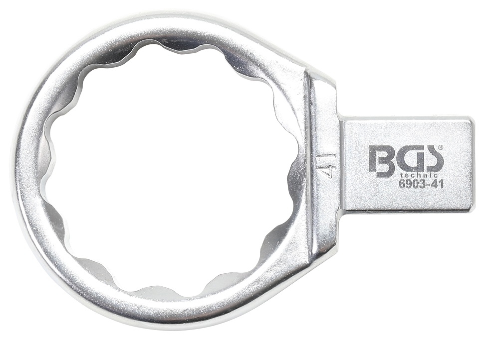 Einsteck-Ringschlüssel | 41 mm | Aufnahme 14 x 18 - BGS 6903-41