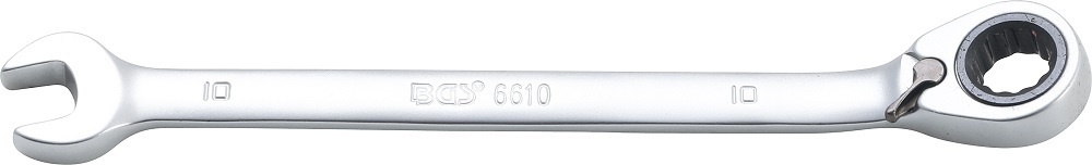 Ratschenring-Maulschlüssel | umschaltbar | SW 10 mm - BGS 6610