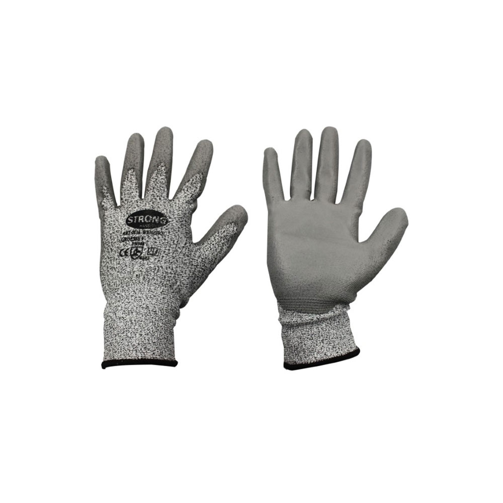 Wenzhou Schnittschutz-Handschuh, grau, PU beschichtet  Gr.11/XXL