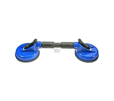Gummi-Doppelsauger, Ø 120 mm, ABS, flexible Köpfe, Länge 390 mm BGS 8000