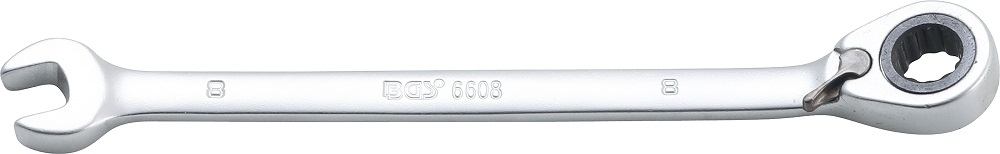 Ratschenring-Maulschlüssel | umschaltbar | SW 8 mm - BGS 6608
