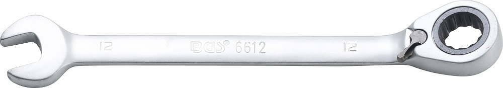 Ratschenring-Maulschlüssel | umschaltbar | SW 12 mm - BGS 6612