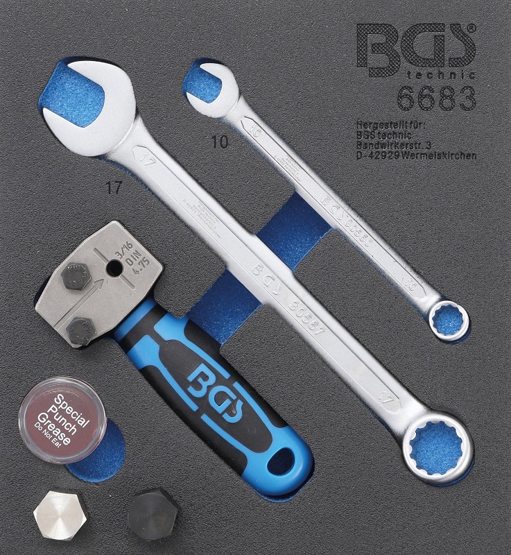 Bördelgerät | DIN 4,75 mm (3/16") BGS 6683