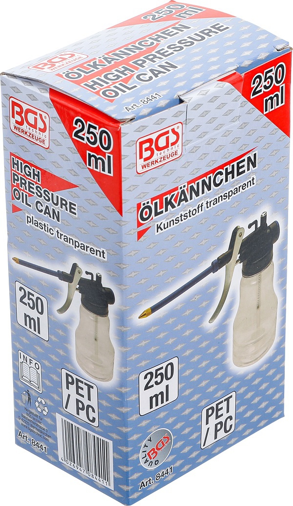 Kunststoff-Ölkännchen, 250 ml BGS 8441