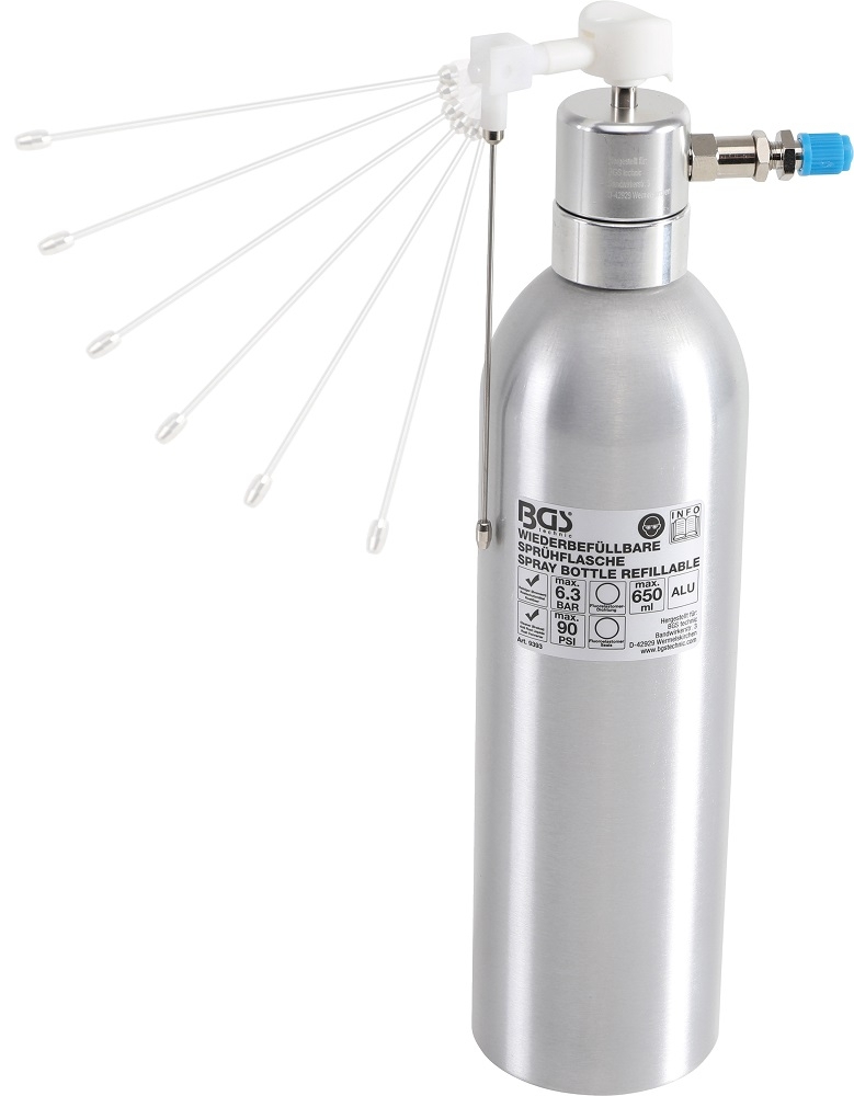 Druckluft-Sprühflasche | Aluminiumausführung | 650 ml - BGS 9393